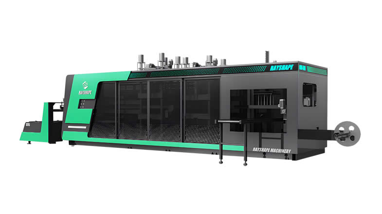 Four-Station Plastic Thermoforming Machine 