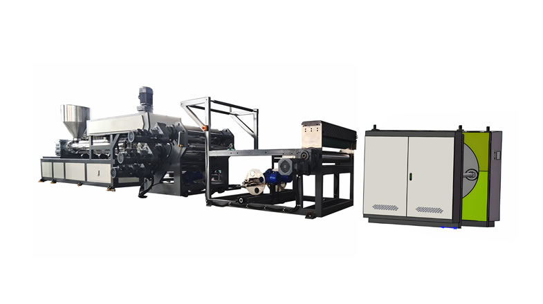 Plastic sheet extruder--110-1000